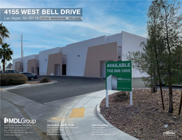 4155 WEST BELL DRIVE Las Vegas, NV 89118 OFFICE/ WAREHOUSE - for LEASE