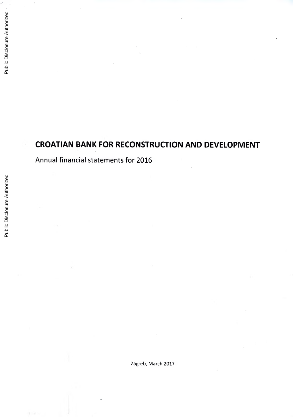 World Bank Document