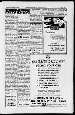 TO BUY YOUR CAR Beckwith of Portland, Department Hurst's Famous Story "Sister Act" Commander; E