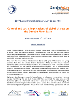 Cultural and Social Implications of Global Change on the Danube River Basin
