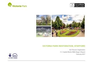 Victoria Park Restoration, Stafford