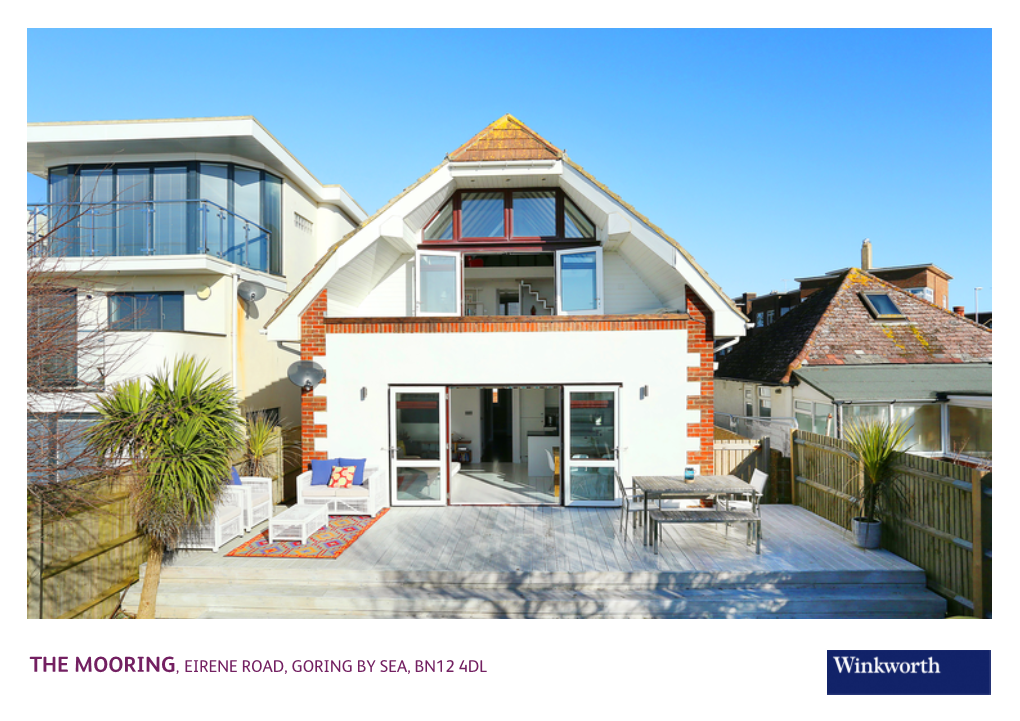 The Mooring, Eirene Road, Goring by Sea, Bn12 4Dl Worthing Office 01903 216219 | Worthing@Winkworth.Co.Uk