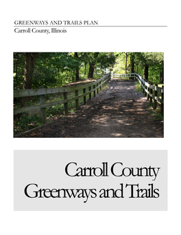 Carroll County Greenways and Trails Plan