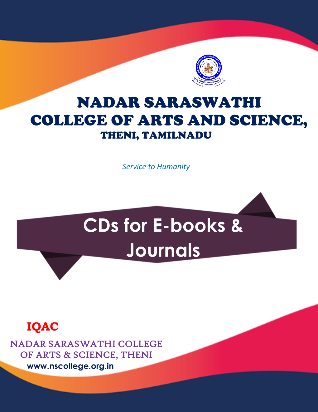 Cds for E-Books & Journals