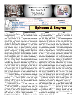 Ephesus & Smyrna