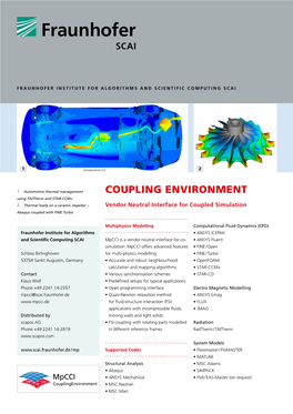 COUPLING ENVIRONMENT Using Taitherm and STAR-CCM+