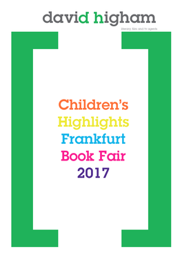 Children's Highlights Frankfurt Book Fair 2017
