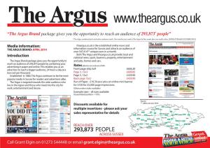 The Argus Brand Media Pack