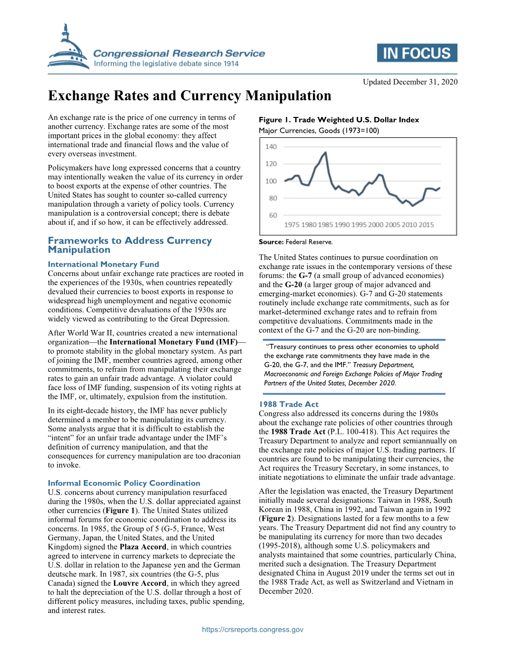 Exchange Rates and Currency Manipulation