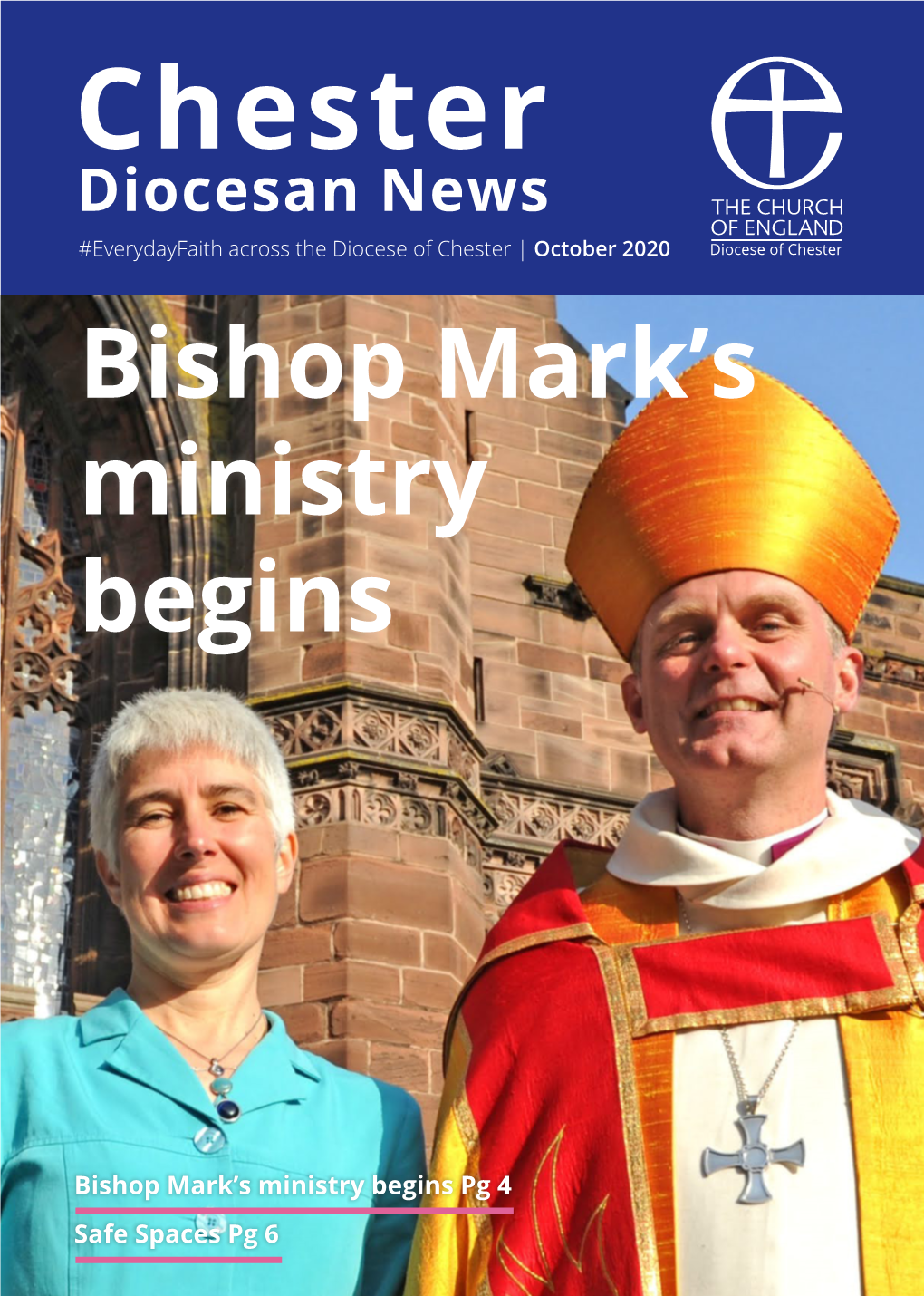 October 2020 Diocese of Chester Bishop Mark’S Ministry Begins