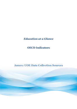 UOE Data Collection Sources