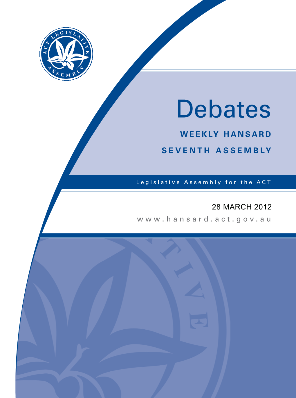 Debates Weekly Hansard