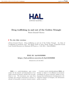 Drug Trafficking in and out of the Golden Triangle