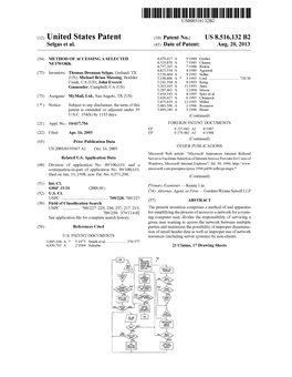 (12) United States Patent (10) Patent No.: US 8,516,132 B2 Selgas Et Al