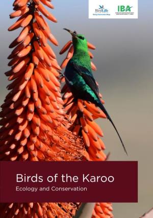 Birds of the Karoo Ecology and Conservation