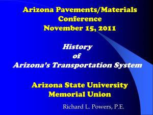 Arizona Highway Department - Arizona Department of Transportation