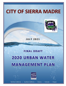 City of Sierra Madre 2020 Urban Water Management Plan