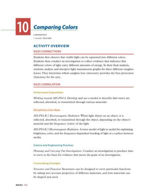 10 Comparing Colors
