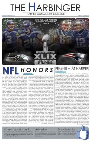 NFL HONORS Continued from Page 1
