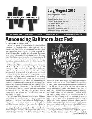Baltimore Jazz Fest