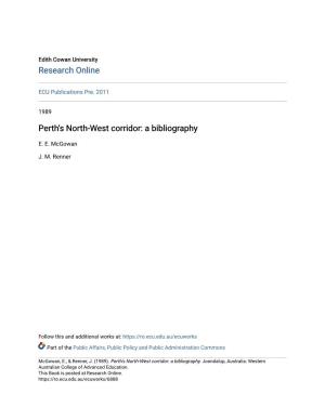 Perth's North-West Corridor: a Bibliography