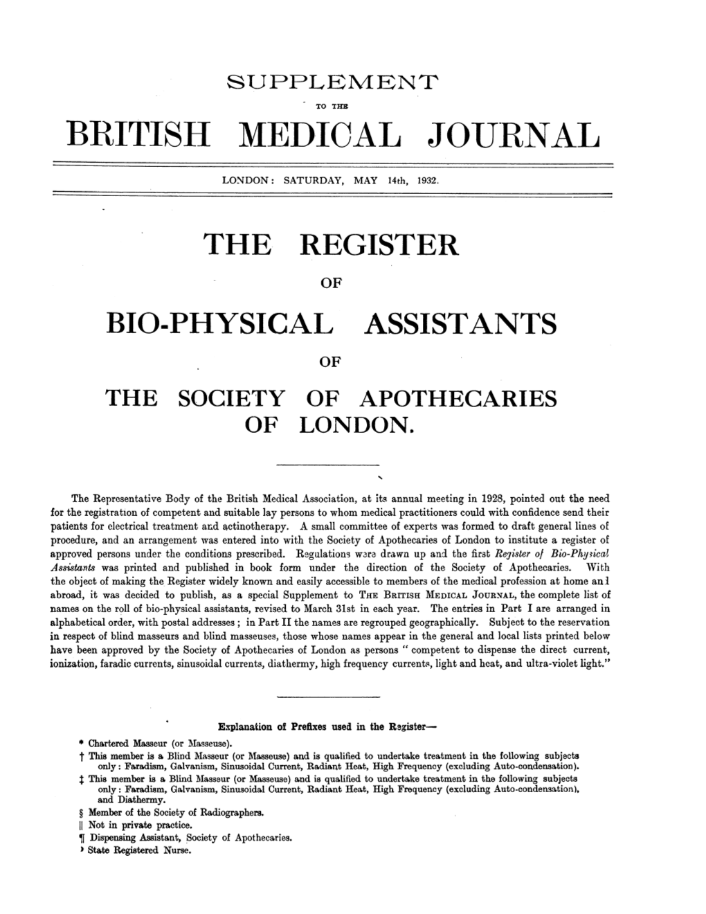 BRITISH Medicalz JOURNAL