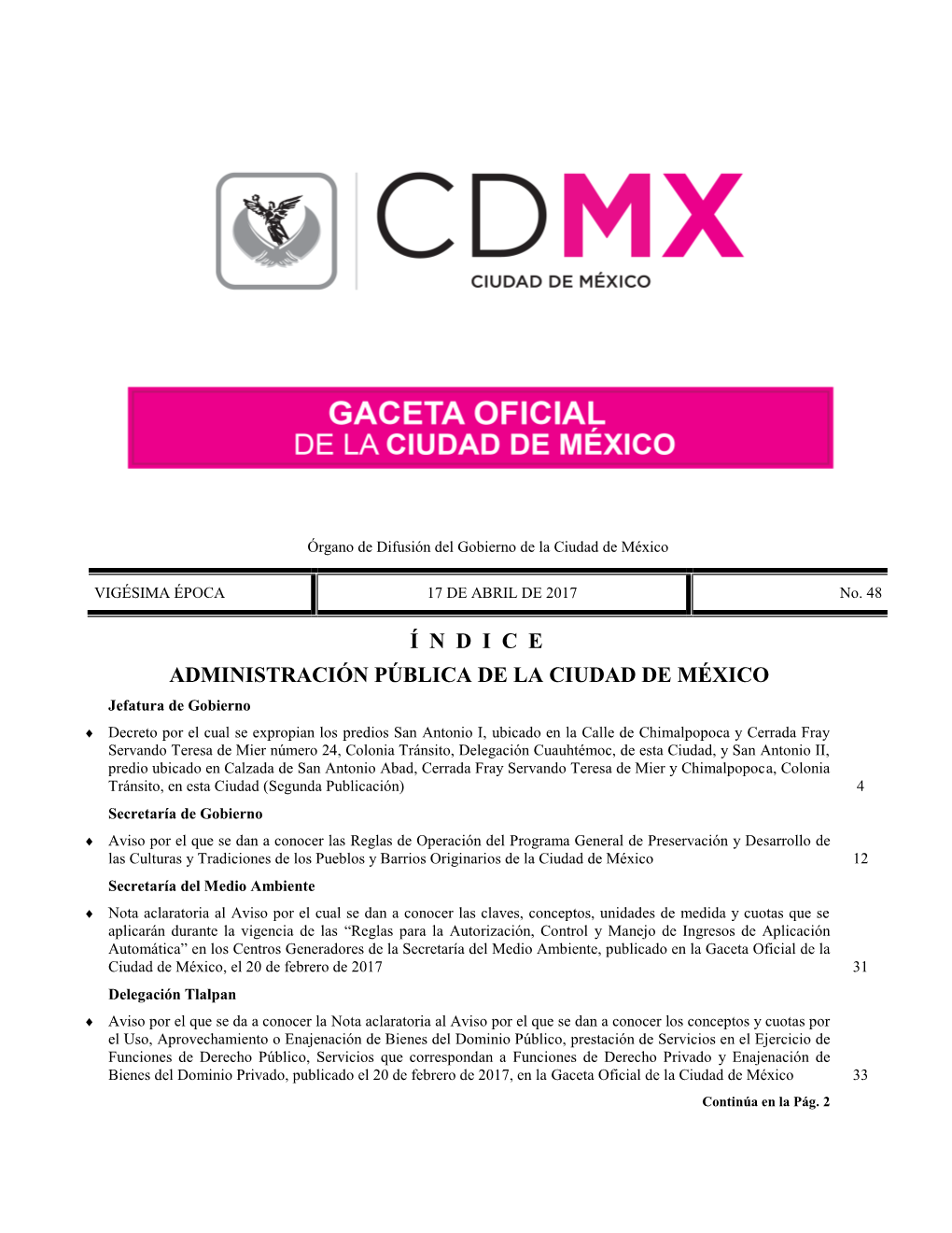 Administración Pública De La Ciudad De México