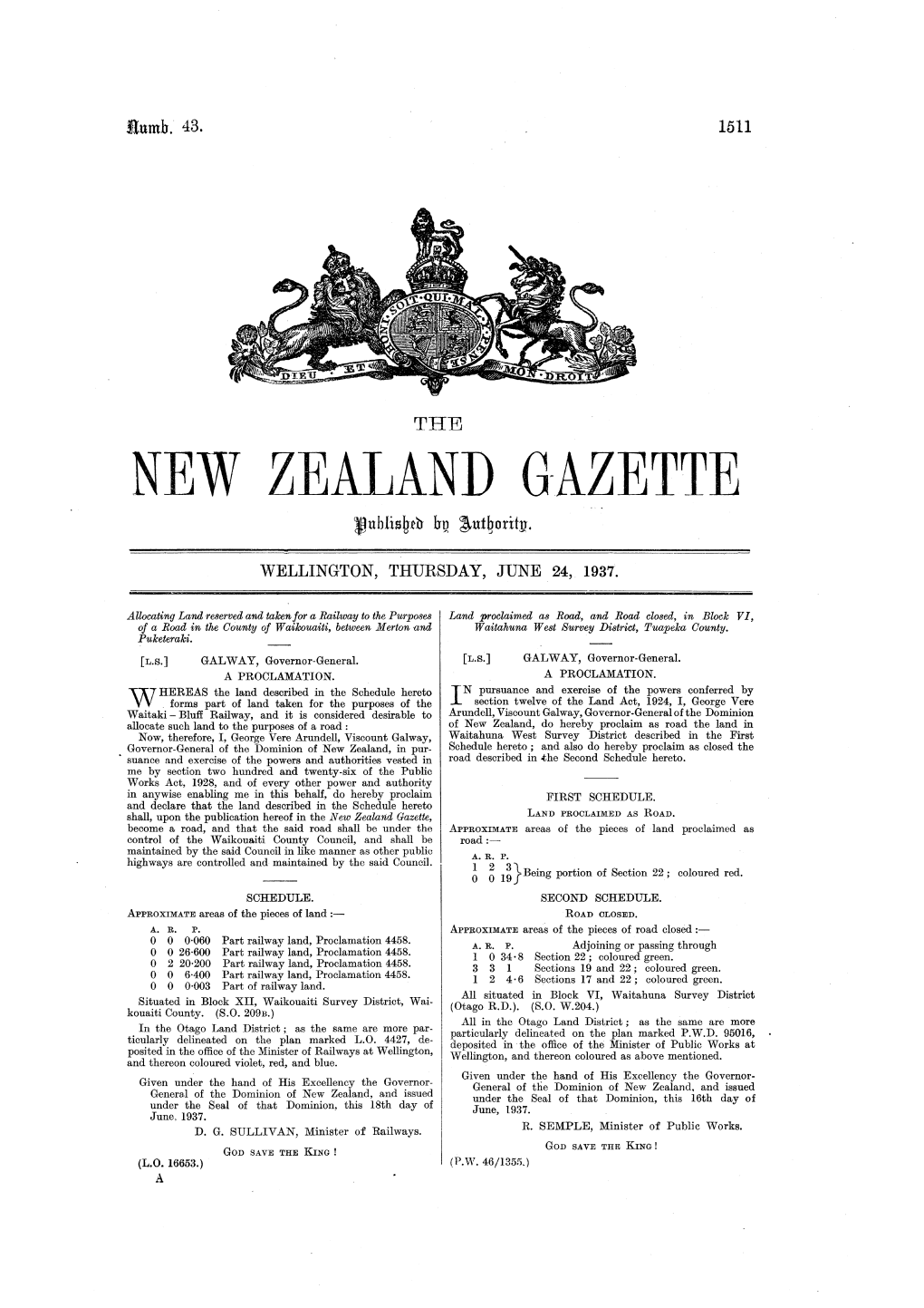 New Zealand G-Azette