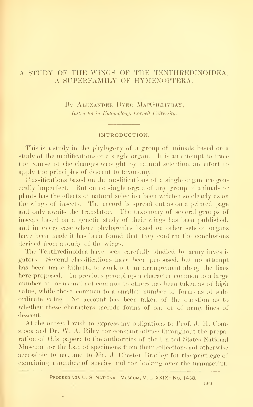 Proceedings of the United States National Museum