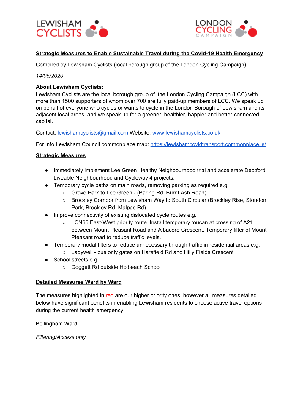 Strategic Measures to Enable Sustainable Travel During the Covid-19 Health Emergency