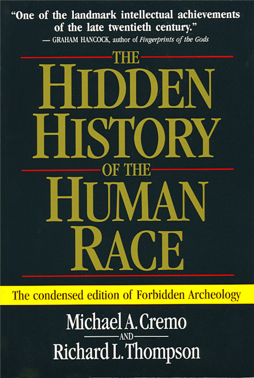 The Hidden History of the Human Race