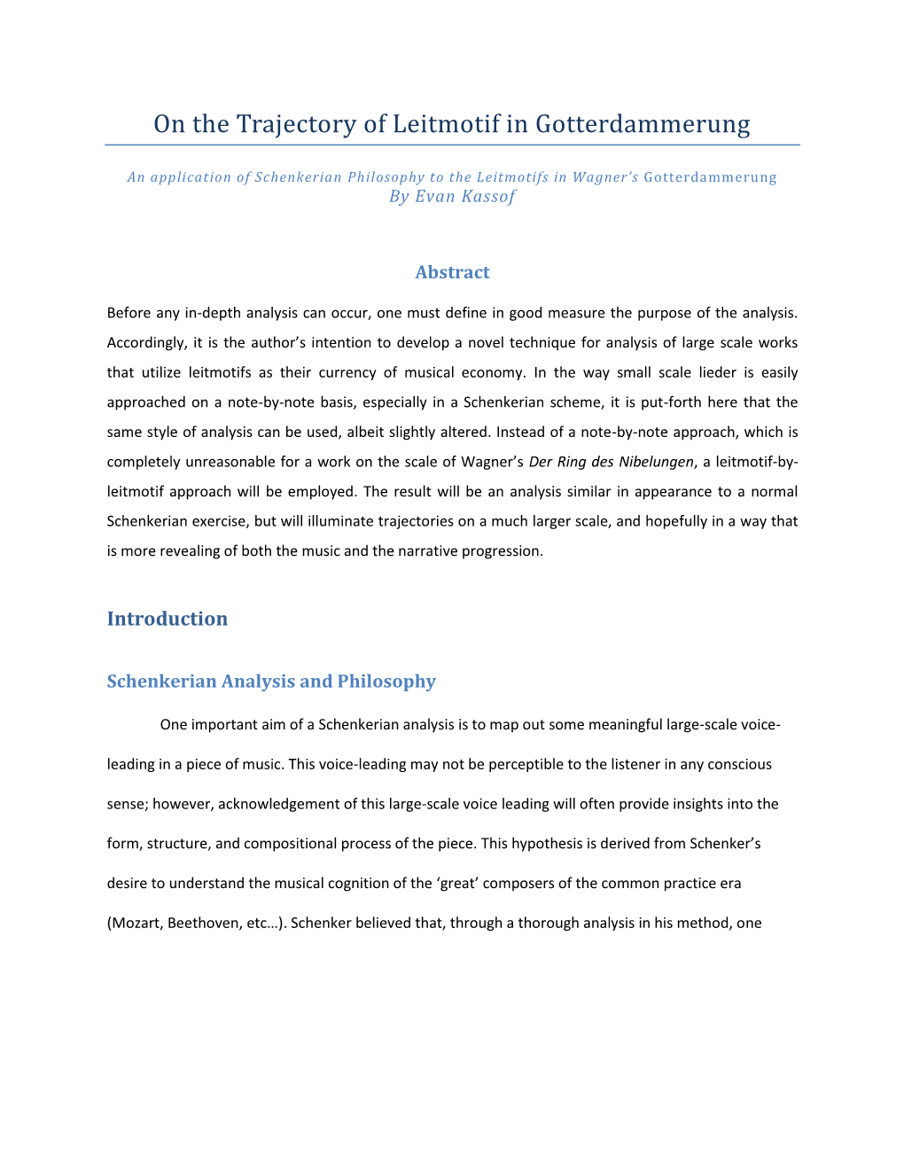 On the Trajectory of Leitmotif in Gotterdammerung