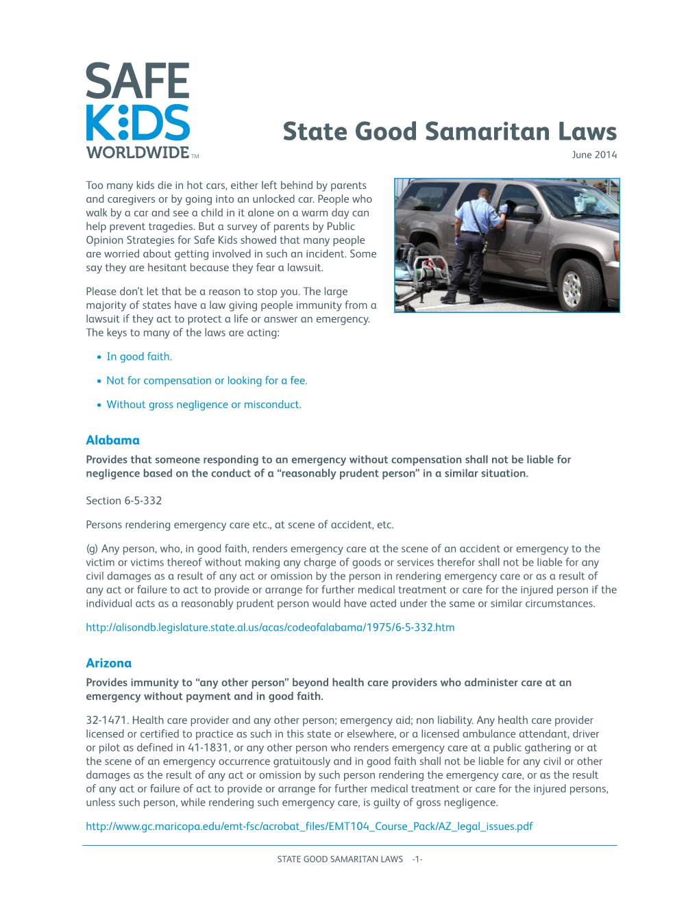 Good Samaritan Laws June 2014