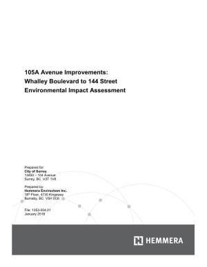 Whalley Boulevard to 144 Street Environmental Impact Assessment