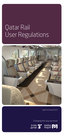 Qatar Rail User Regulations