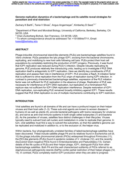 Genome Replication Dynamics of a Bacteriophage and Its Satellite Reveal Strategies for Parasitism and Viral Restriction