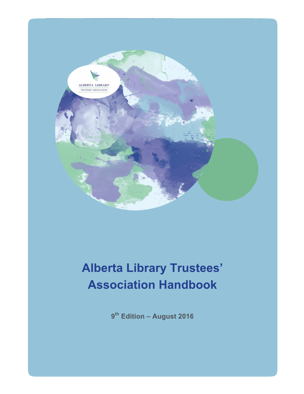 Alberta Library Trustees' Association Handbook