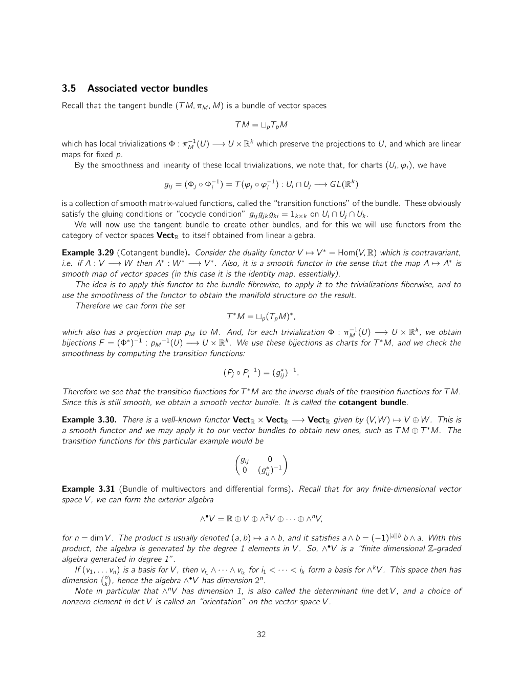 3.5 Associated Vector Bundles