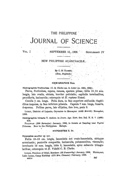 Philippine Journal of Science