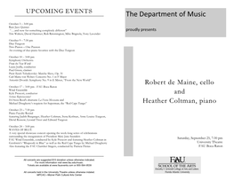 The Department of Music