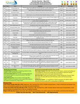 May 2016 Activity Calendar Final