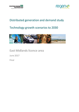Distributed Generation and Demand Study Technology Growth Scenarios