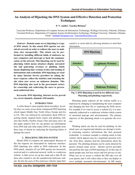 Journal of Innovation in Information Technology