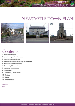 Contents NEWCASTLE TOWN PLAN