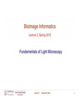 Bioimage Informatics