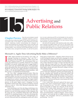 Advertisingand Public Relations