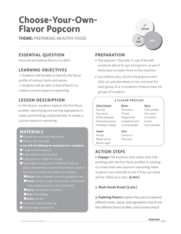 Choose-Your-Own- Flavor Popcorn