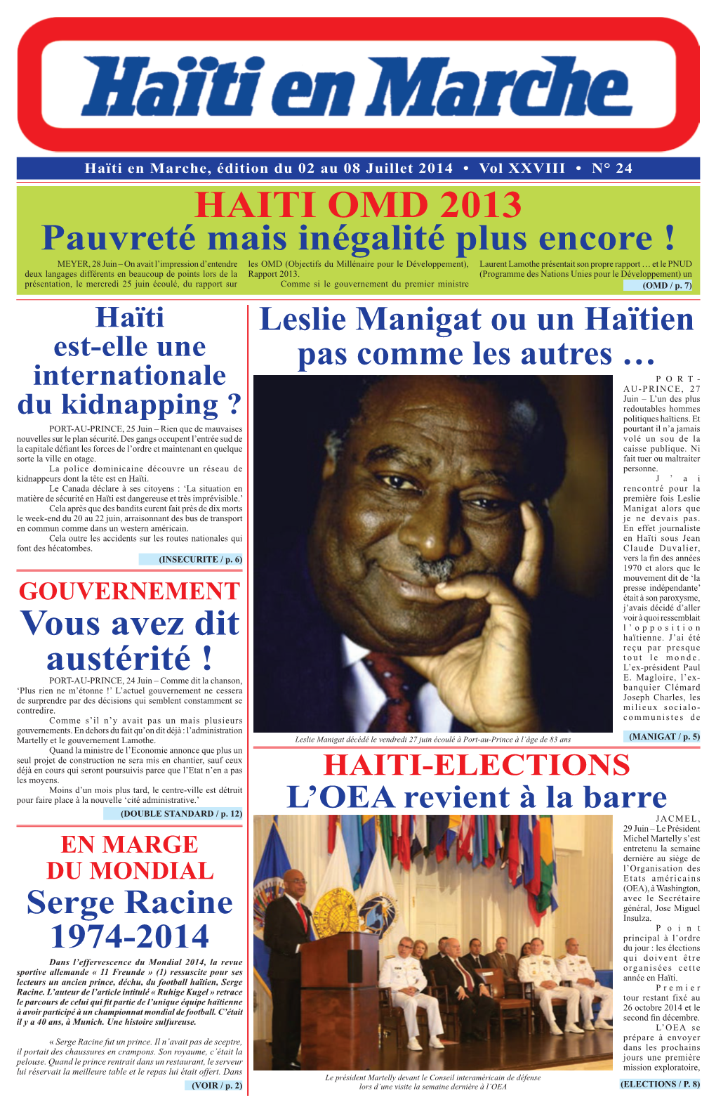 Leslie Manigat Ou Un Haïtien