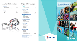 Digital Cable Packages Additional Information
