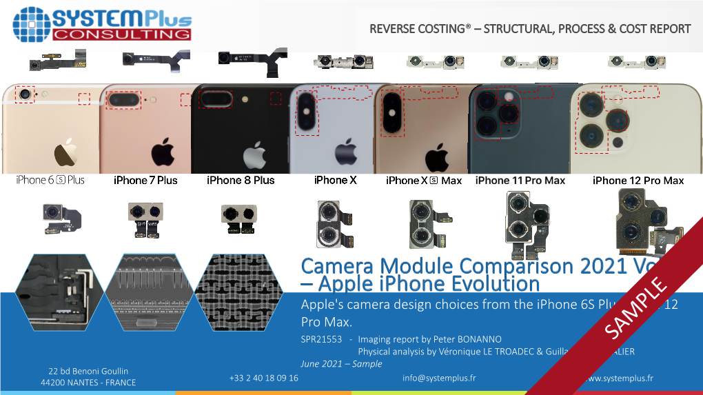 Camera Module Comparison 2021 Vol. 2 Apple Iphone Evolution - DocsLib